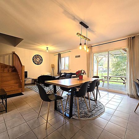 Le Clos Andree - Charmante Maison 8 Personnes - 5 Lits - Climatisation Reversible - Parking 3 Vehicules - Garage - Zone Nord Montauban - Terrasse Et Jardin المظهر الخارجي الصورة