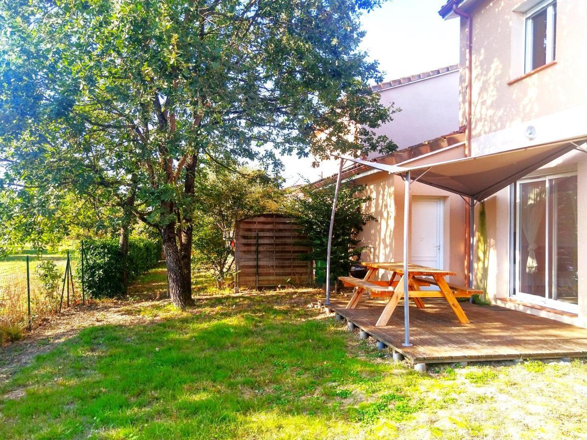 Le Clos Andree - Charmante Maison 8 Personnes - 5 Lits - Climatisation Reversible - Parking 3 Vehicules - Garage - Zone Nord Montauban - Terrasse Et Jardin المظهر الخارجي الصورة