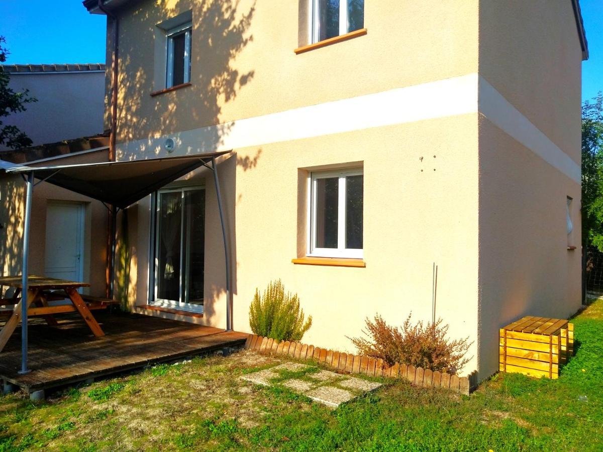Le Clos Andree - Charmante Maison 8 Personnes - 5 Lits - Climatisation Reversible - Parking 3 Vehicules - Garage - Zone Nord Montauban - Terrasse Et Jardin المظهر الخارجي الصورة