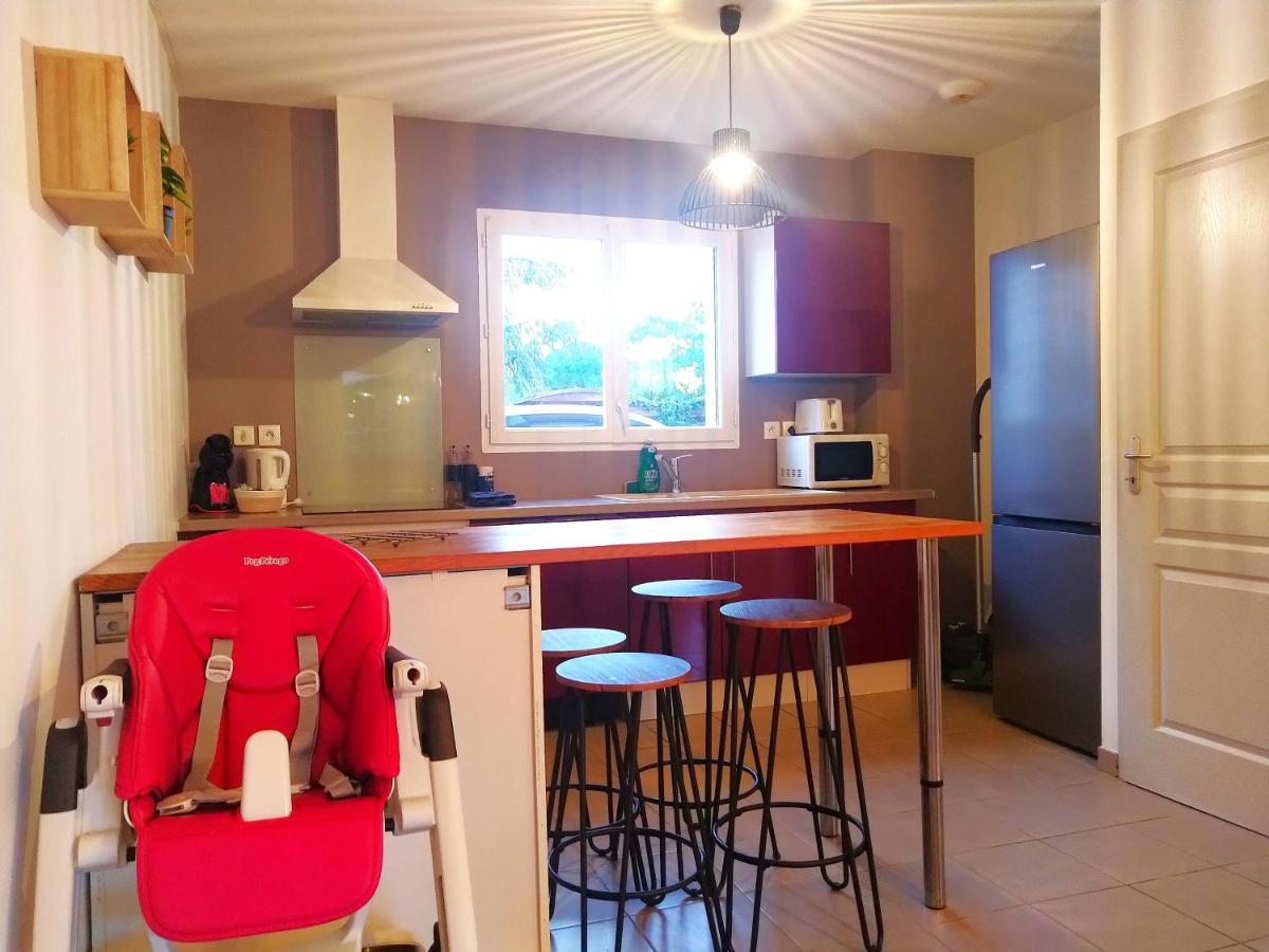Le Clos Andree - Charmante Maison 8 Personnes - 5 Lits - Climatisation Reversible - Parking 3 Vehicules - Garage - Zone Nord Montauban - Terrasse Et Jardin المظهر الخارجي الصورة